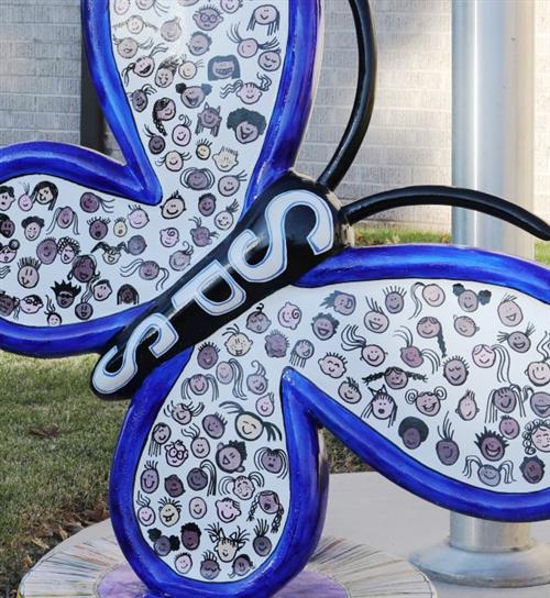 SPS Butterfly Sculpture